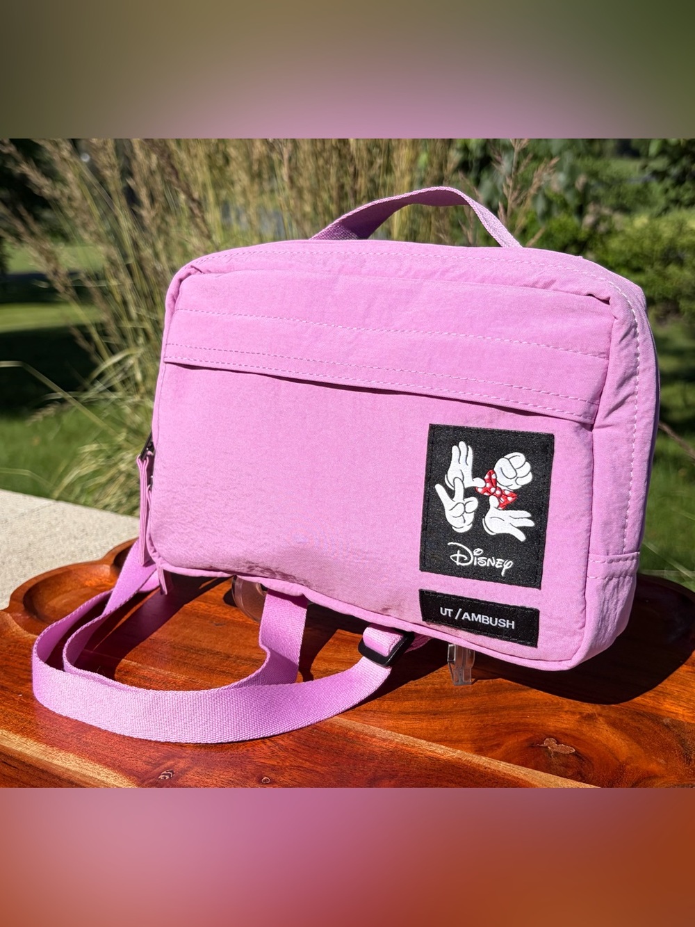 Disney LOVE Minnie Mouse UNIQLO Ambush Crossbody NWOT - Picture 3 of 14